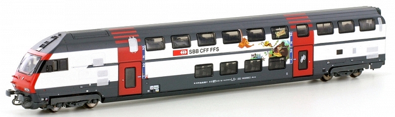 Hobbytrain SBB Doppelstocksteuerwagen IC 2000 Bt