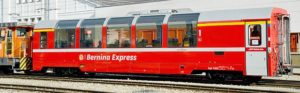 Bemo 3293 145 RhB Panoramawagen Api 1305 1. Klasse des "Bernina Express"